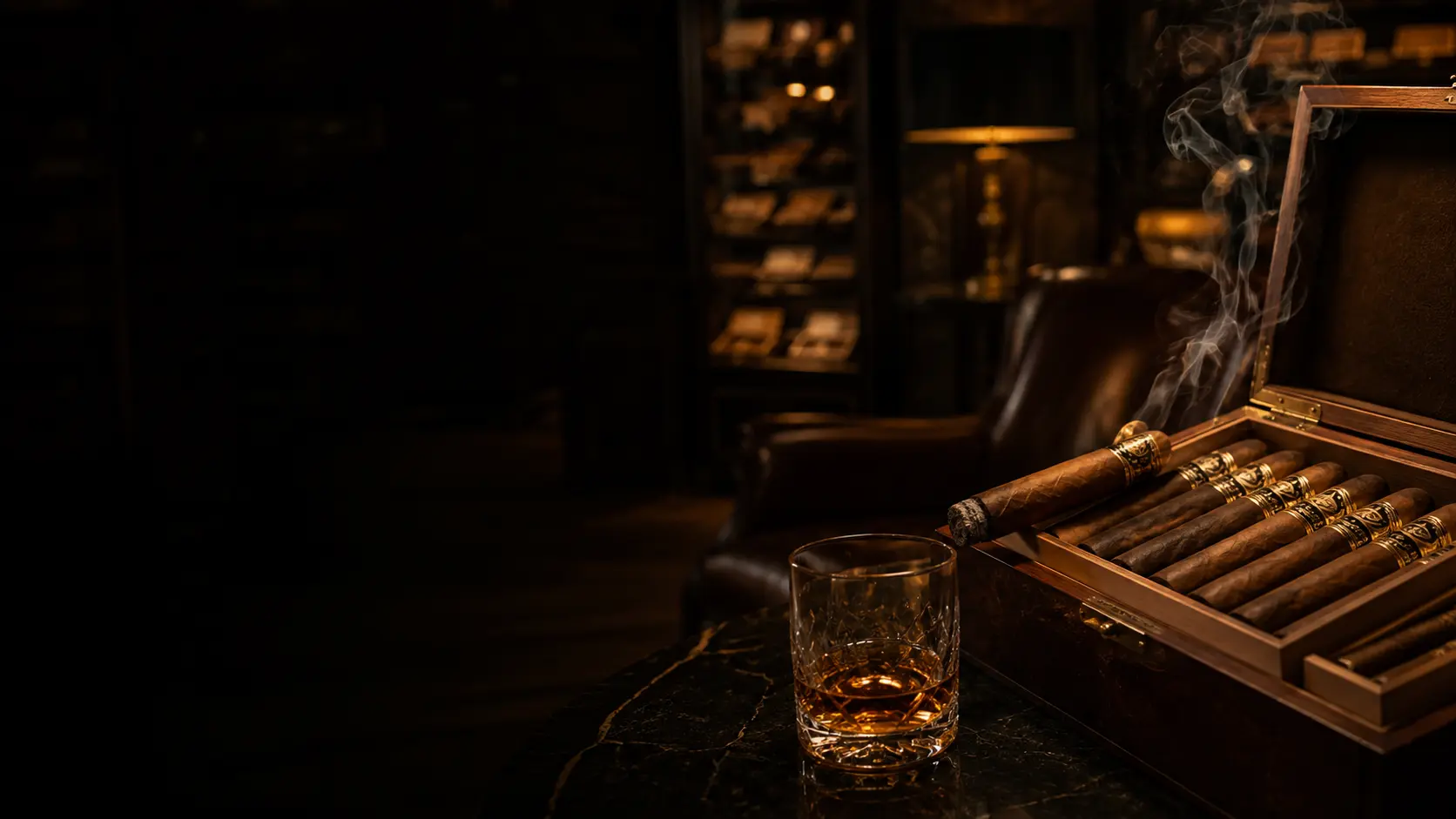 Inside Reston Cigars & Vapes Shop